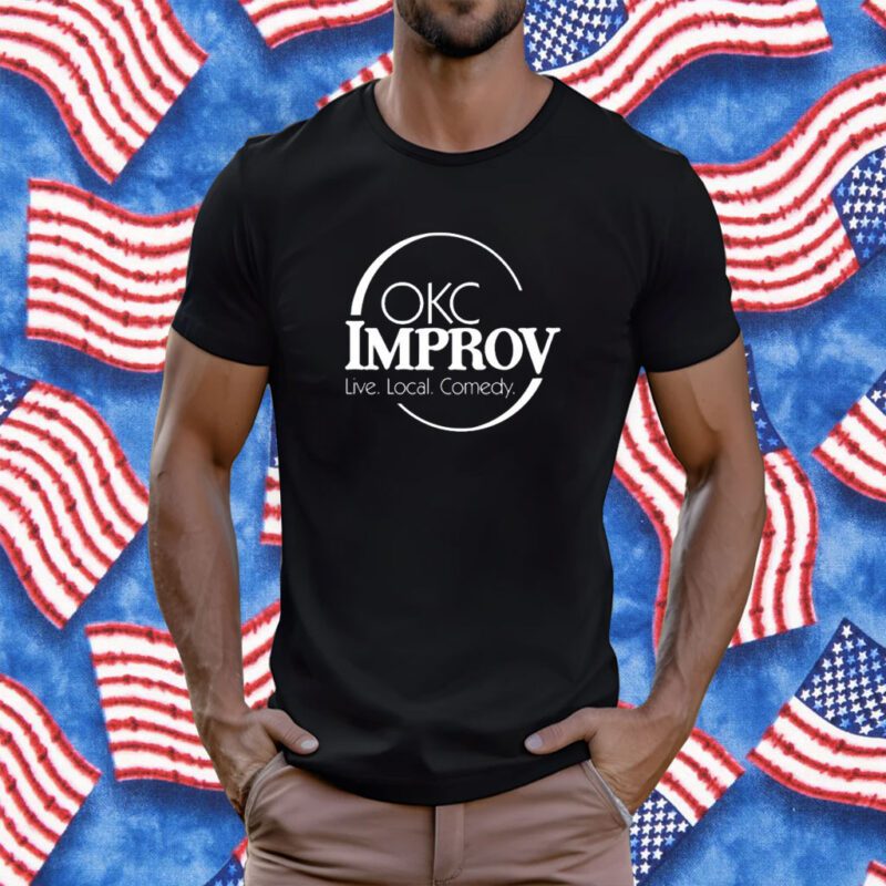 David Ghosttyped Okc Improv Live Local Comedy T-Shirt