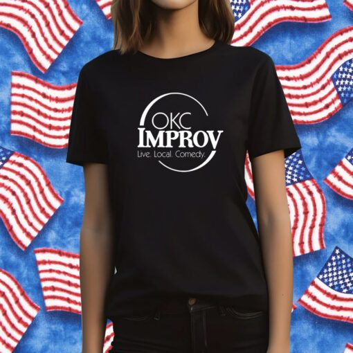 David Ghosttyped Okc Improv Live Local Comedy T-Shirt