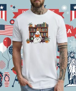 Ghost Pumpkin Bookworm Shirt