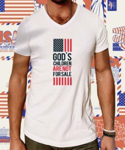 US Flag God's Children Are Not For Sale Shirt