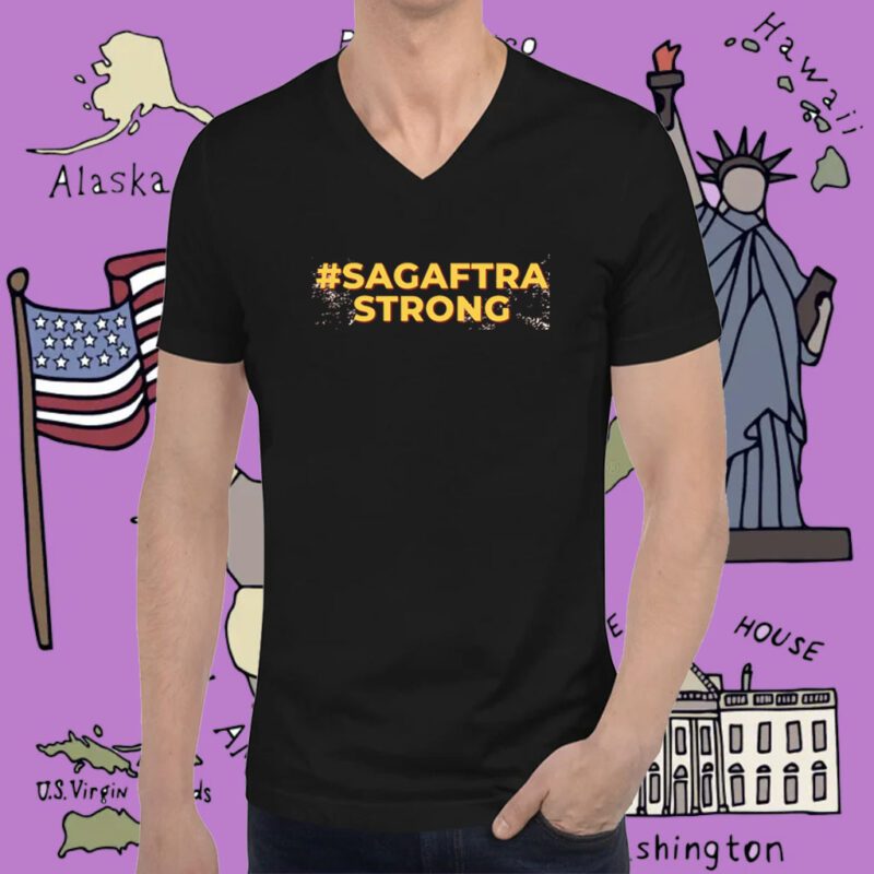 Hashtag Sag Aftra Strong Tee Shirt