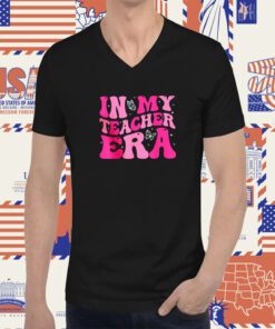 In My Teaching Era Best Teacher Groovy Tee Shirt