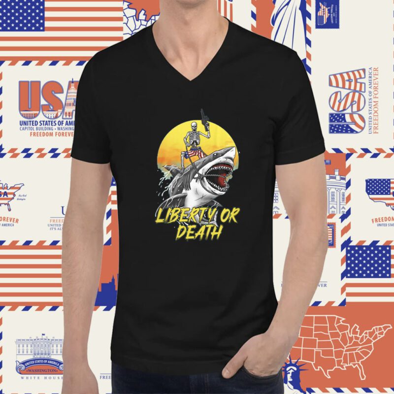 Jaws of Liberty or Death Tee Shirt