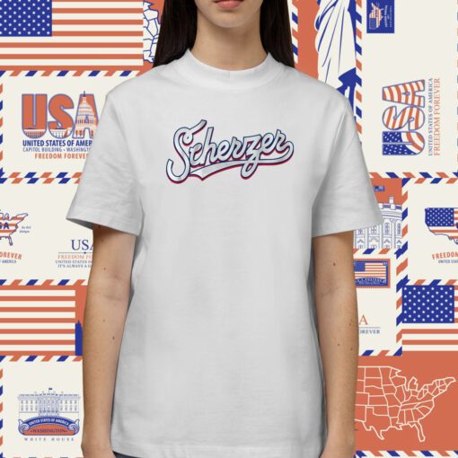 Max Scherzer Texas Text 2023 TShirt