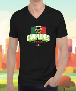 Mexico Champions of the Gold-Cup Concacaf Copa Tee Shirt