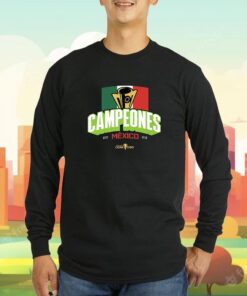 Mexico Champions of the Gold-Cup Concacaf Copa Tee Shirt