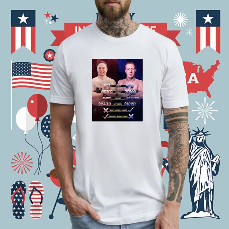 Musk VS Zuckerberg Boxing 2023 T-Shirt