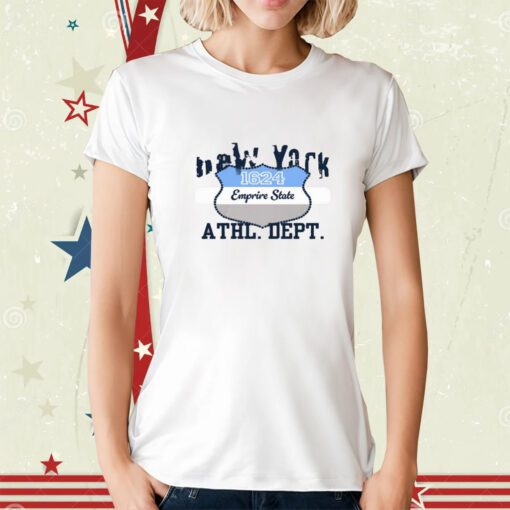 New York 1624 Empire State Athl Dept Tee Shirt