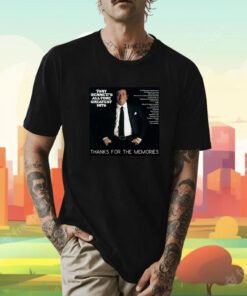 RIP Tony Bennett Thanks for Rhe Memories Tee Shirt