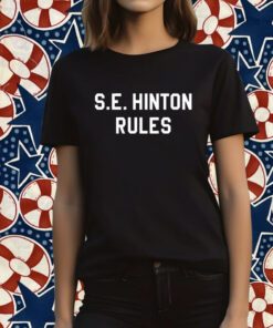 S.E. Hinton Rules The Outsiders House Museum Tulsa Oklahoma Shirt