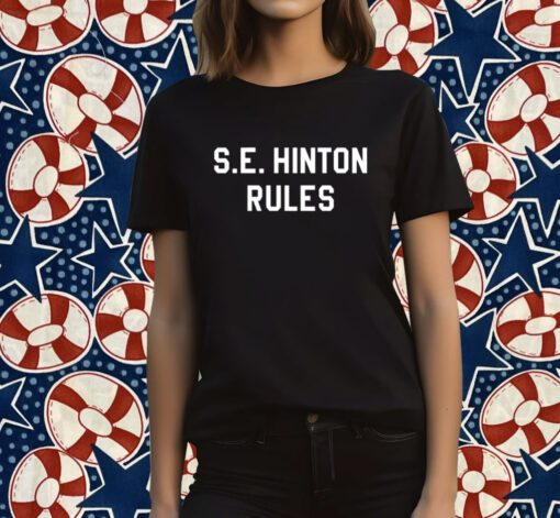 S.E. Hinton Rules The Outsiders House Museum Tulsa Oklahoma Shirt