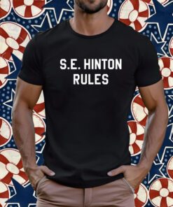 S.E. Hinton Rules The Outsiders House Museum Tulsa Oklahoma Shirt