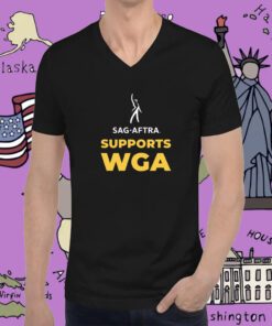 Strong Sag Aftra Support WGA T-Shirt