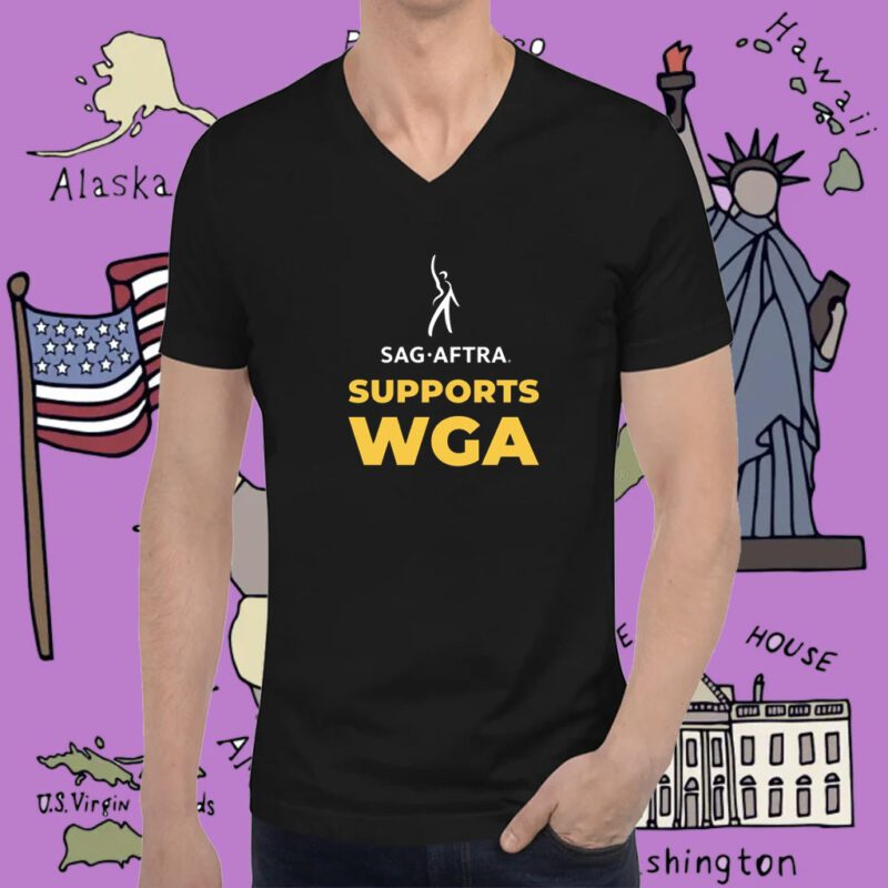 Strong Sag Aftra Support WGA T-Shirt