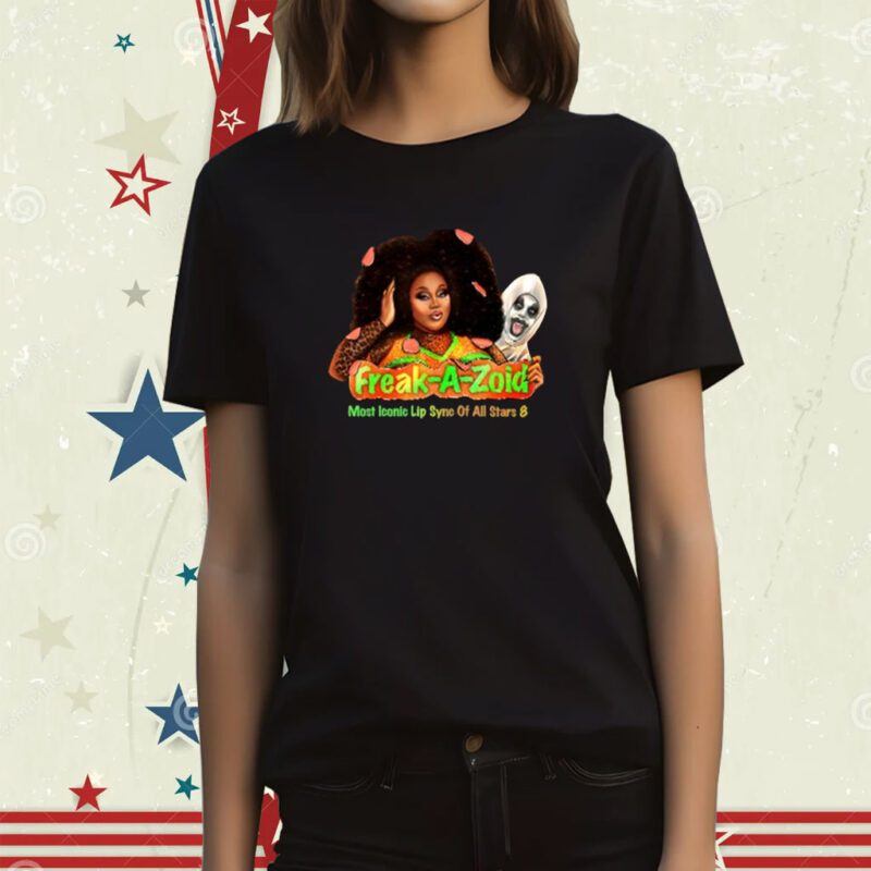 Silky Ganache Freak-A-Zoid Most Iconic Lip Sync Of All Stars 8 Tee Shirt