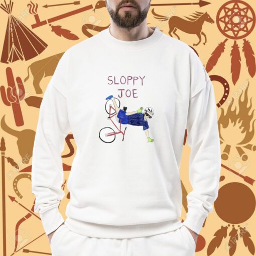 Sloppy Joe Riding A Bike Tee Shirt