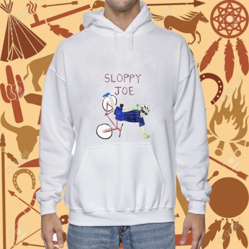 Sloppy Joe Riding A Bike Tee Shirt