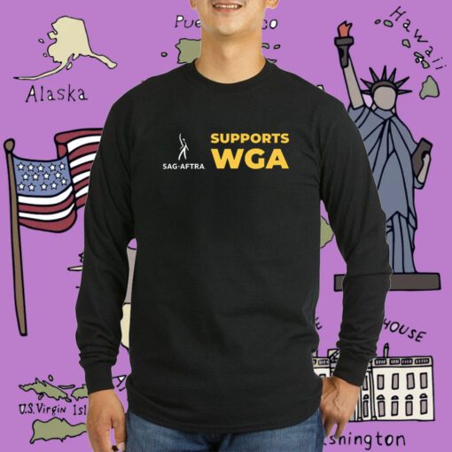 Stand Strong Support SAG-AFTRA WGA T-Shirt