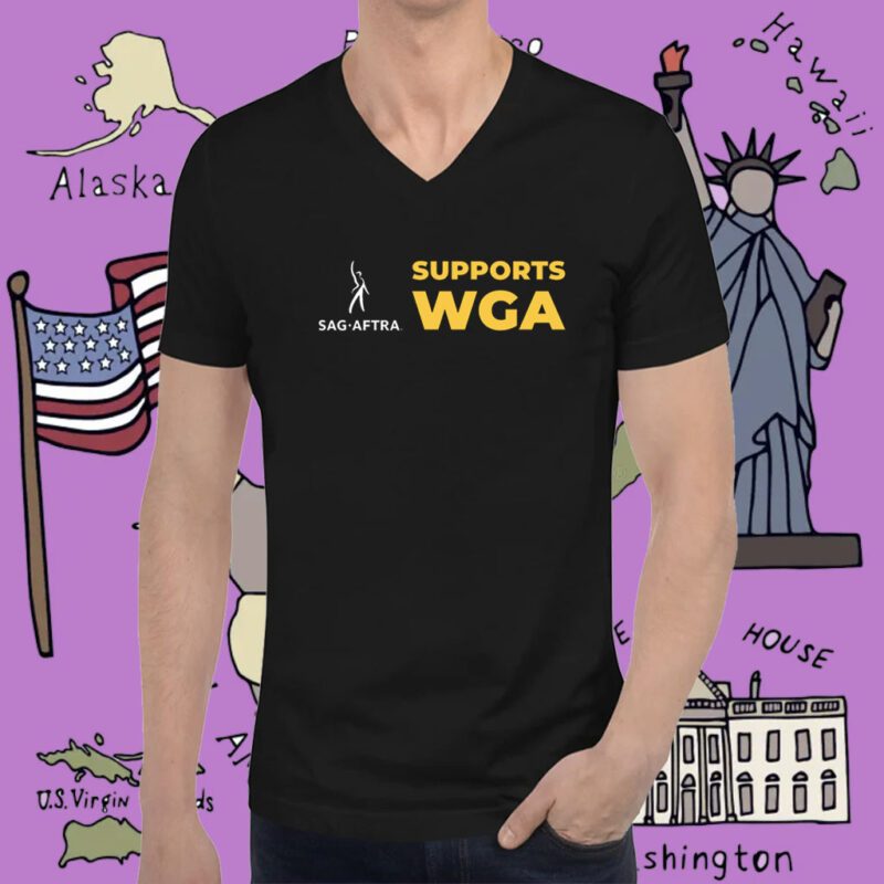 Stand Strong Support SAG-AFTRA WGA T-Shirt