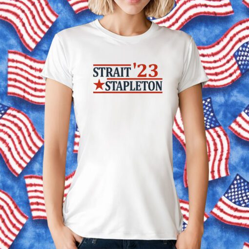 Stapleton Strait 23 Country Cowboy Western Tee Shirt