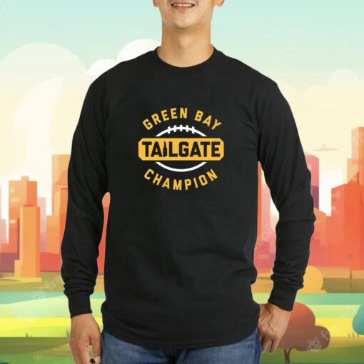 Tailgate Champion Green Bay Football Tee Shirt