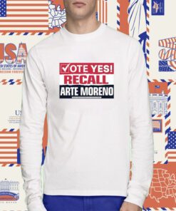 Vote Yes Recall Arte Moreno T-Shirt