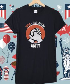 Wga Sag Aftra Unity Together Tee Shirt
