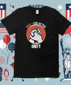 Wga Sag Aftra Unity Together Tee Shirt