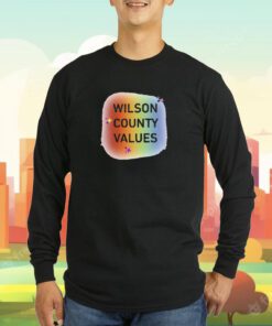 Wilson Country Values Tee Shirt