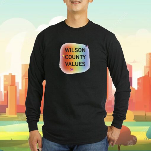 Wilson Country Values Tee Shirt