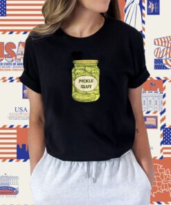 Pickle Slut Funny Canned Pickles Tee Shirt