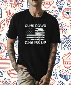 Alabama Brawl Guns Down Chairs Up Riverboat Fight Shirts T-Shirt