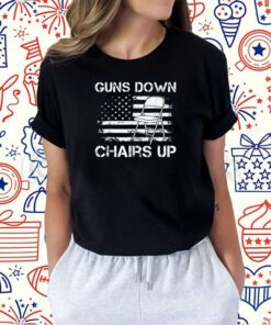 Alabama Brawl Guns Down Chairs Up Riverboat Fight Shirts T-Shirt