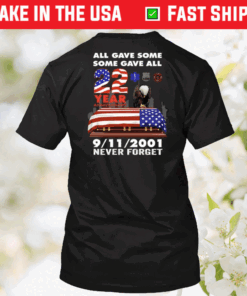 9 11 Anniversary Never Forget 22nd Tee Shirt