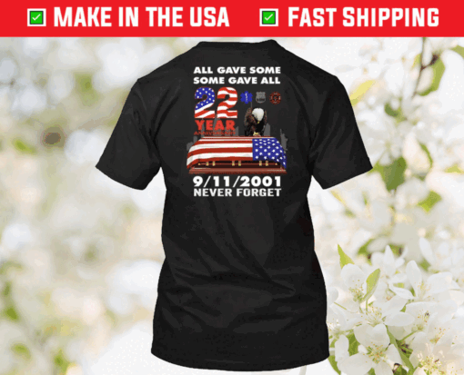 9 11 Anniversary Never Forget 22nd Tee Shirt