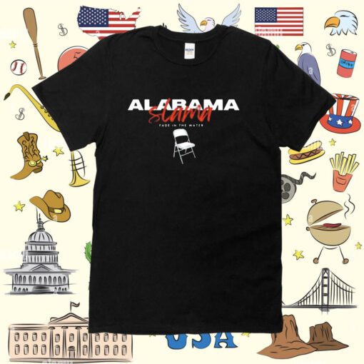 Alabama Slamma Fade In The Water Tee Shirt