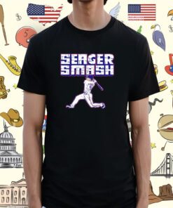 Corey Seager Smash Texas Baseball Tee Shirt