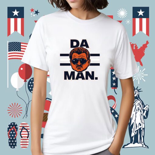 Da Man For Chicago Football Fans Tee Shirt