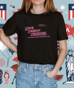Family Equality Love Family Freedom Tee Shirt