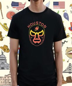 Houston Baseball Lucha Mask Tee Shirt