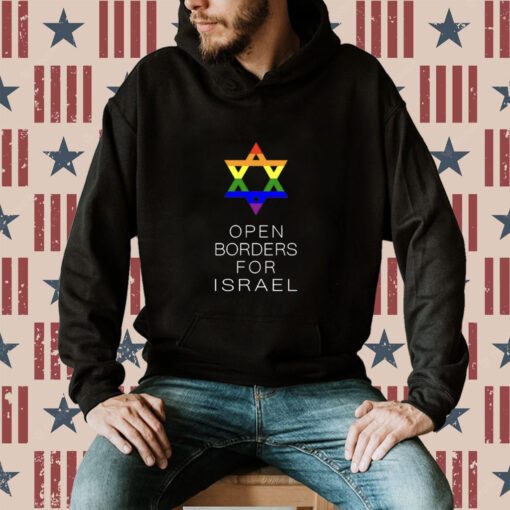 Lgbtq Jewish Pride Open Borders For Israel T-Shirt