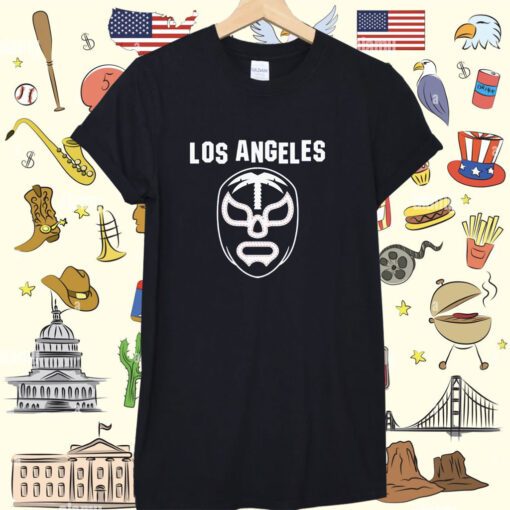 Los Angeles Baseball Lucha Mask Shirts