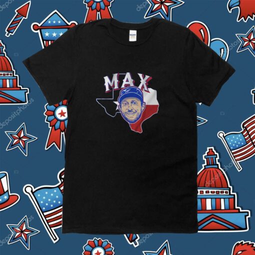 Max Scherzer Texas Face Tee Shirt