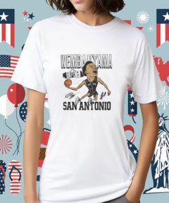 San Antonio Spurs Victor Wembanyama Signature Tee Shirt