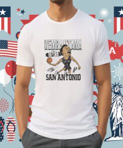 San Antonio Spurs Victor Wembanyama Signature Tee Shirt