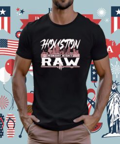 Sportiqe Monday Night Raw X Houston Rockets T-Shirt