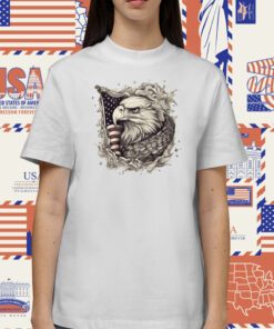 Wrapped in Freedom Eagle TShirt