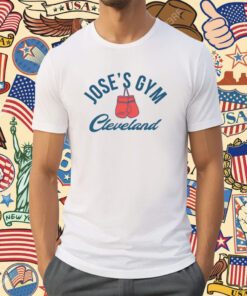 Jose Ramirez Joses Gym Gloves Cleveland T-Shirt