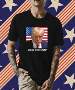 Trump 2024 Mugshot, I Stand with Trump Premium T-Shirt