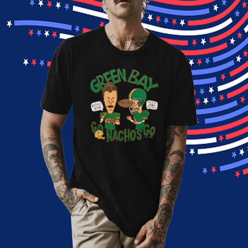 Beavis And Butthead X Green Bay Packers Nachos TShirt